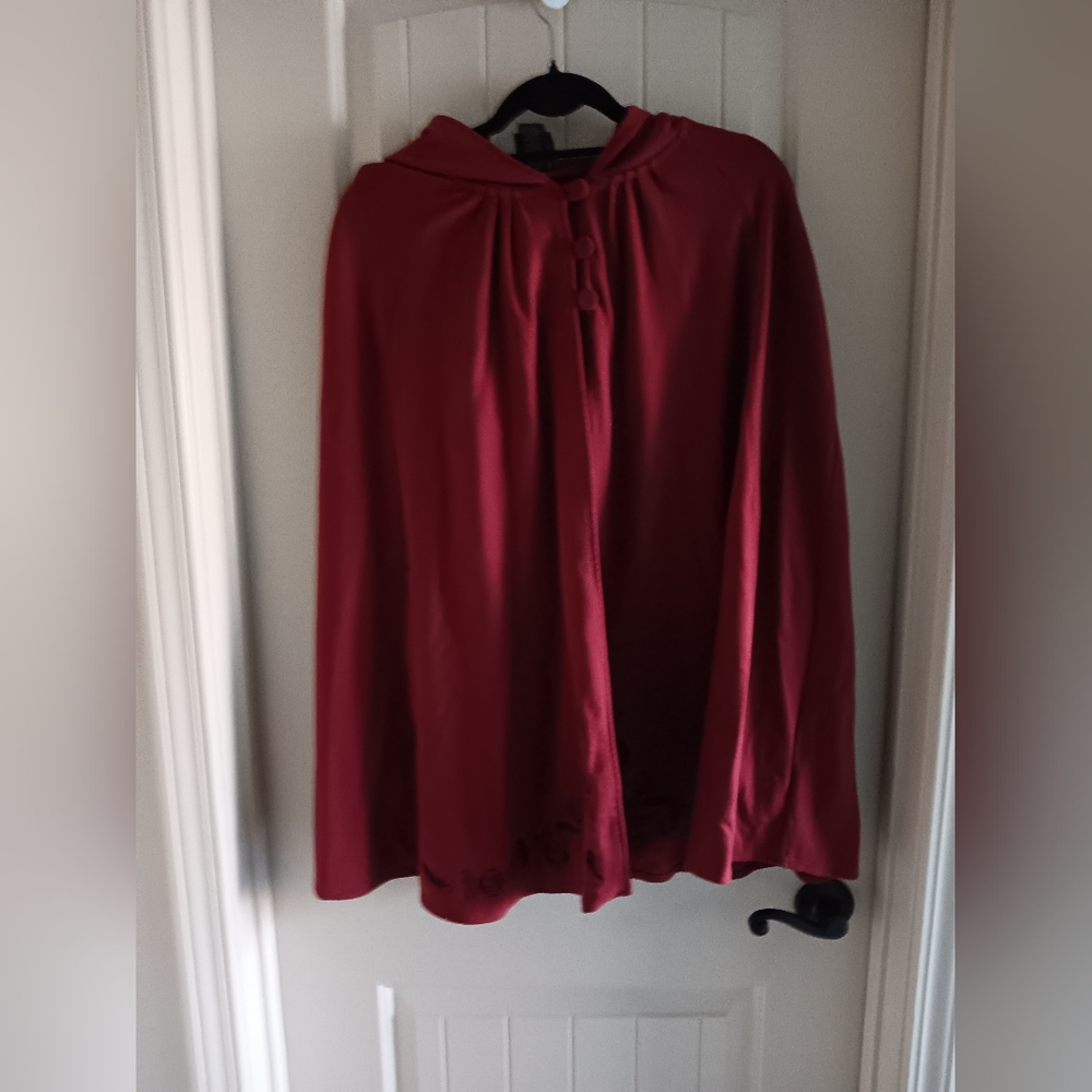 Red Beauty and the beast cloak